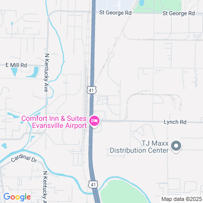 Location of the Evansville North DMV office