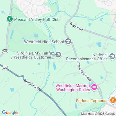Location of the Fairfax / Westfields Customer Service Center DMV office