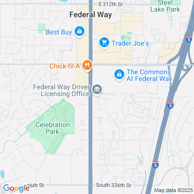 Location of the Federal Way DMV office