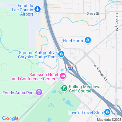 Location of the Fond du Lac service center (Fond du Lac County) DMV office