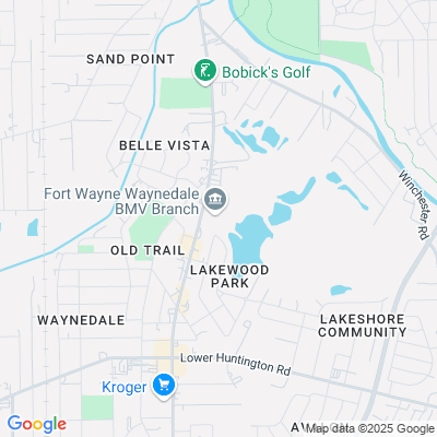 Location of the Fort Wayne - Waynedale DMV office