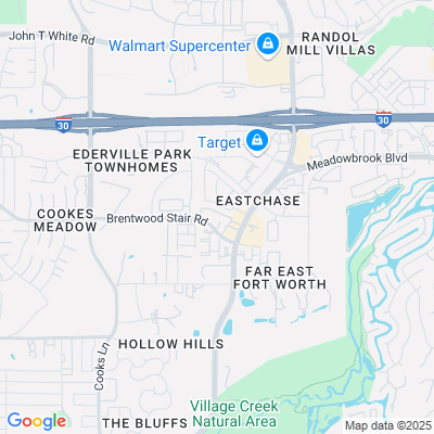 Location of the Fort Worth Mega Center DMV office