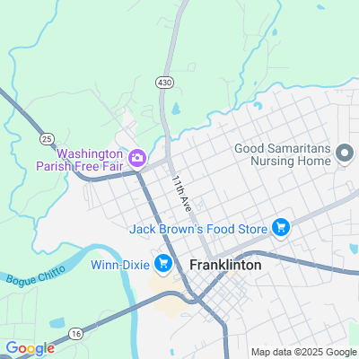 Location of the Franklinton DMV office
