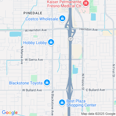 Location of the Fresno North DMV office