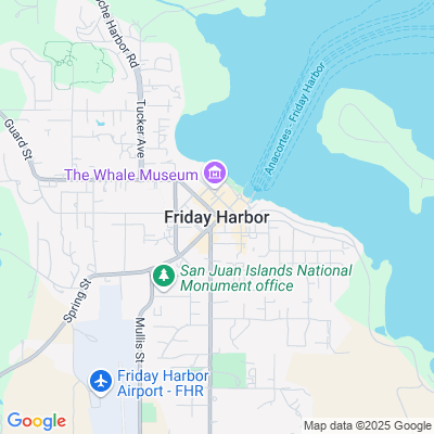 Location of the Friday Harbor DMV office