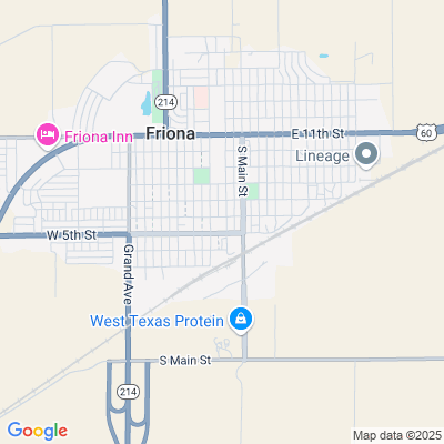 Location of the Friona DMV office