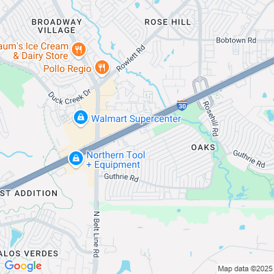 Location of the Garland (Dallas Metro Area) DMV office