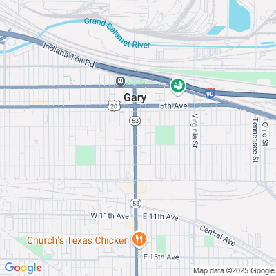 Location of the Gary DMV office