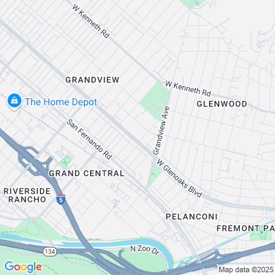 Location of the Glendale DMV office