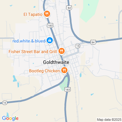 Location of the Goldthwaite DMV office