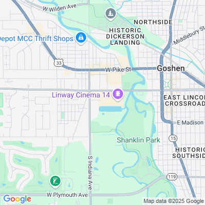 Location of the Goshen DMV office