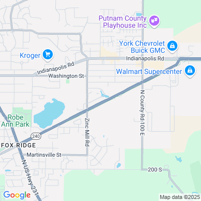 Location of the Greencastle DMV office