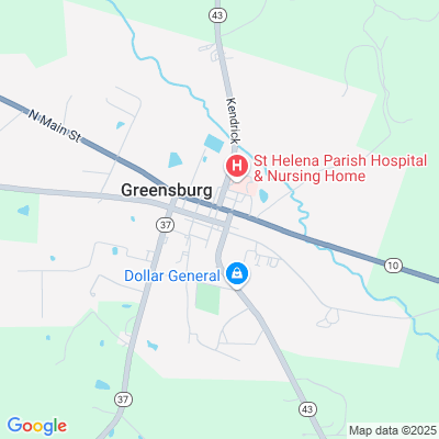 Location of the Greensburg DMV office