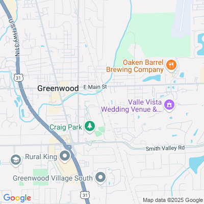 Location of the Greenwood DMV office