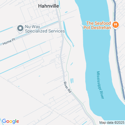 Location of the Hahnville DMV office