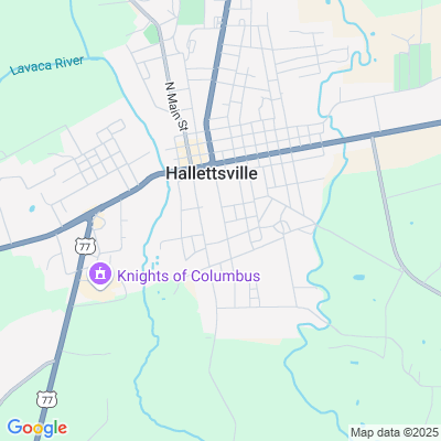 Location of the Hallettsville DMV office