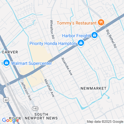 Location of the Hampton Customer Service Center DMV office