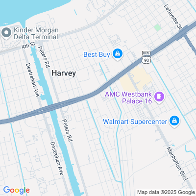 Location of the Harvey DMV office