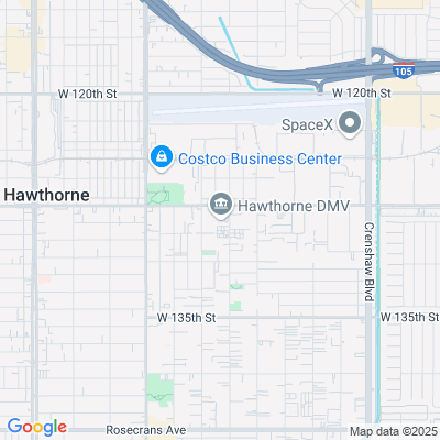 Location of the Hawthorne DMV office