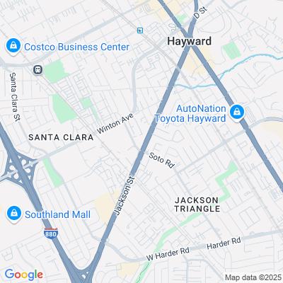 Location of the Hayward DMV office