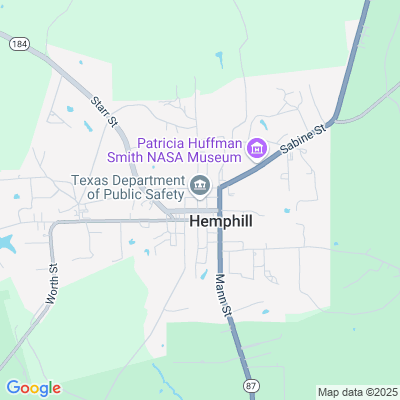 Location of the Hemphill DMV office