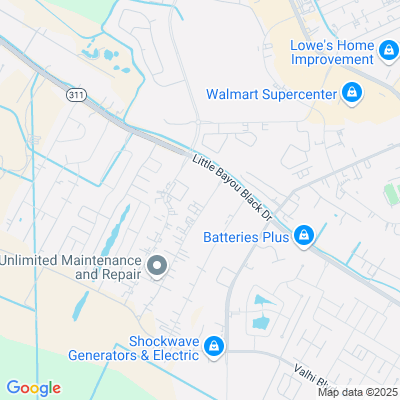 Location of the Houma DMV office