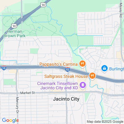 Location of the Houston East DMV office