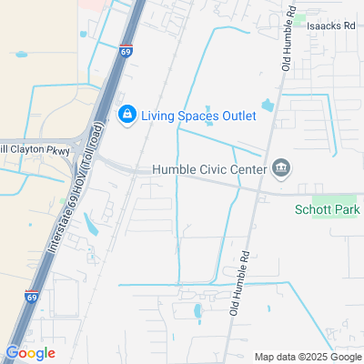 Location of the Humble (Houston Metro Area) DMV office