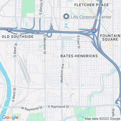 Location of the Indianapolis - Madison Ave DMV office