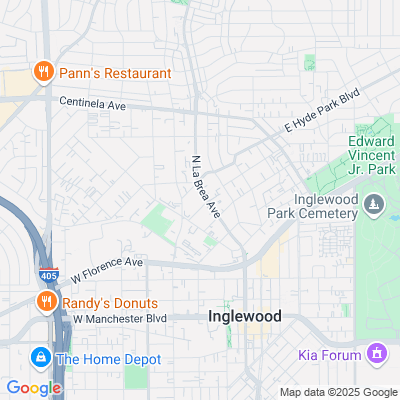 Location of the Inglewood DMV office