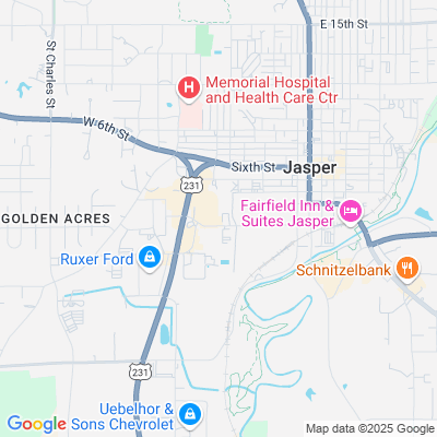 Location of the Jasper DMV office
