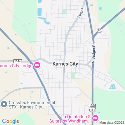 Location of the Karnes City DMV office