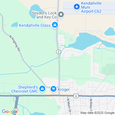 Location of the Kendallville DMV office