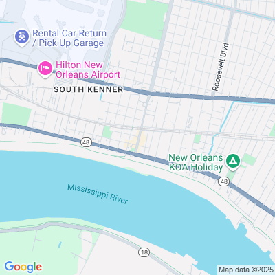 Location of the Kenner DMV office