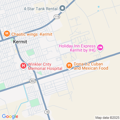 Location of the Kermit DMV office