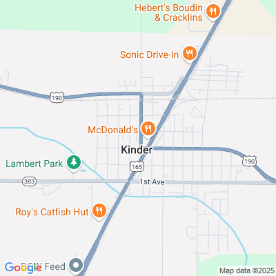 Location of the Kinder DMV office