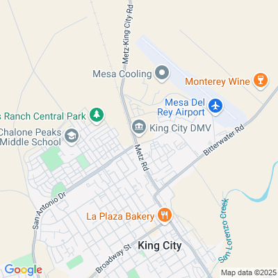 Location of the King City DMV office