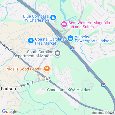 Location of the Ladson DMV office