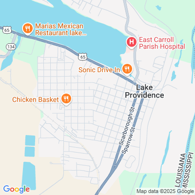 Location of the Lake Providence DMV office