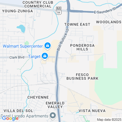 Location of the Laredo DMV office