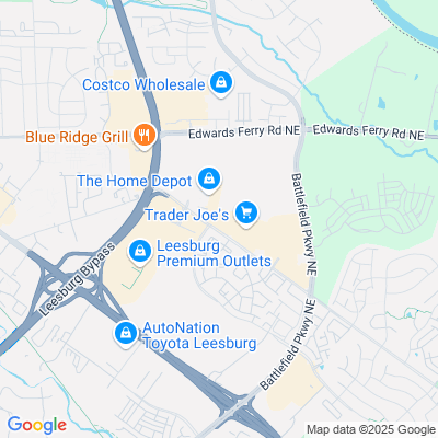 Location of the Leesburg Customer Service Center DMV office