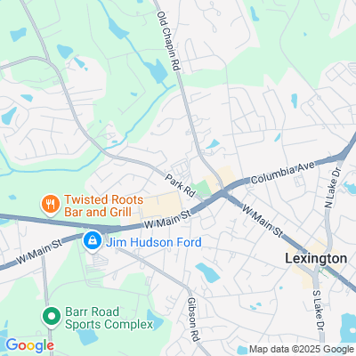 Location of the Lexington DMV office