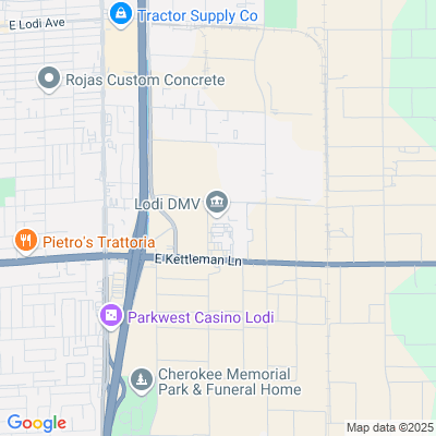 Location of the Lodi DMV office