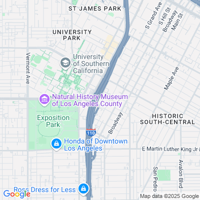 Location of the Los Angeles DMV office