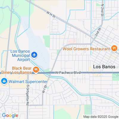 Location of the Los Banos DMV office