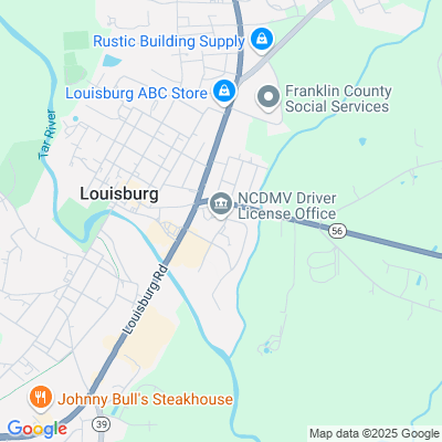 Location of the Louisburg Driver License Office DMV office