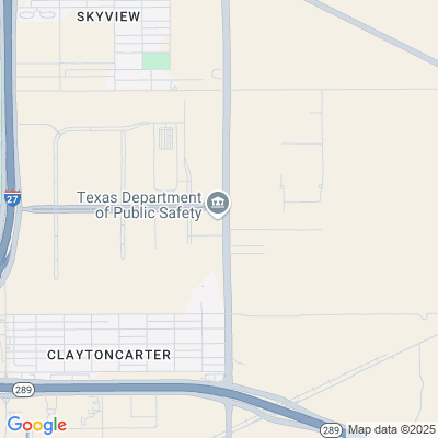 Location of the Lubbock DMV office