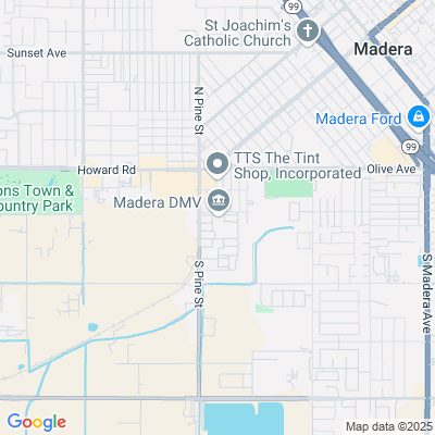 Location of the Madera DMV office