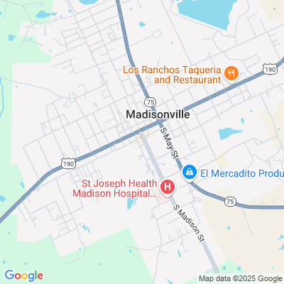 Location of the Madisonville DMV office
