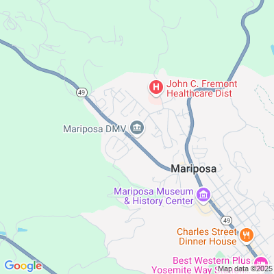 Location of the Mariposa DMV office